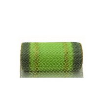 코리아꽃자재 웨이브마35cm포장지(25yd), 연두+카키