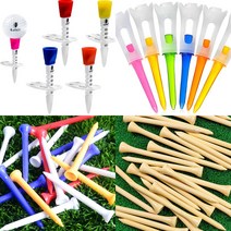 골프티꽂이 높이조절 숏티 롱티 티샷 골프티 드라이버티 골프롱티 골프숏티, 대나무티42mm