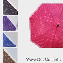 벌집몰 + 선정제품 웨이브 도트 4단 우산 4종 (8k) H*NC/B:23 + WKK*L8/V