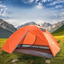 차박텐트 터널형 오토 대형돔텐트 더블 레이어 야외 캠핑 방수 다인, 2-3인용텐트3종세트-글라스폴그린