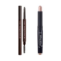 (달) 에뛰드 (블링블링 아이스틱 + 드로잉 아이브로우), 하얀별똥별+그레이