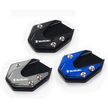 스즈키 어드레스 125 튜닝파츠 사이드 스탠드 클립 커버, 레드, 1개