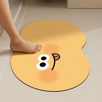 간편세척 빨아쓰는 규조토 주방 욕실 화장실 매트 발매트 발닦개 싱크대발판, 블루