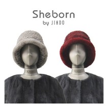 [진도끌레베] [백화점동일] 진도 Sheborn 유색 밍크 니팅 모자 (K4W1AT66_)