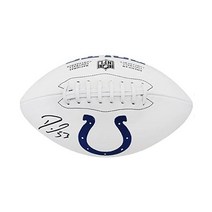 다리우스 레너드 인디애나폴리스 콜츠 윌슨 화이트 로고 풋볼과 계약 - 사인 풋볼