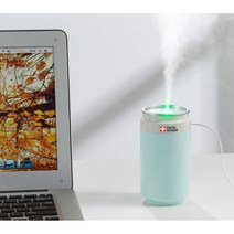 무드등 USB 무소음 캔모양 소형 가습기 간편 예쁜 이동식 안방 1인용 습도조절 작은 무선 사무실, 가습기필터 단품 2개