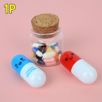 휴대용 알약모양 볼펜 판촉물볼펜 10개, 기본형