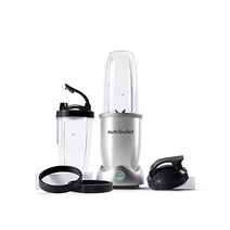 NutriBullet N12-1001 10pc Single Serve 블렌더 초고속 믹서기 Includes 여행 컵 One 사이즈 그레이, 한 사이즈_회색
