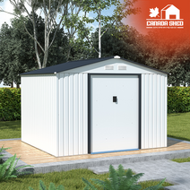 캐나다쉐드 조립식창고 MINI BASE3 2.8x2.6m 2.2평형 미니창고 학교창고 운동장창고 코스트코창고 마당창고 소형창고 농막 야외창고, 창고단품+무료배송
