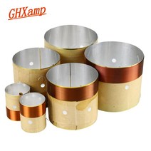 벽마운트홀더 GHXAMP 스피커 베이스 보이스 코일 4 인치 6.5 10 18 서브 우퍼 수리 8OHM 화이트 알루미늄, [02] 35.5mm
