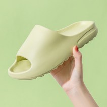 데이룩스 구름 마카롱 슬리퍼 실내용 실내 층간소음 실내화, 1개, 그린