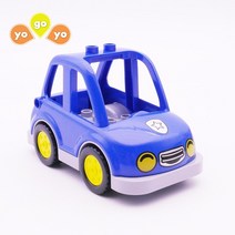 요고요 듀플로 호환 자동차 비행기 보트 피규어, 08. 파랑 승용차