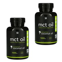 스포츠리서치 MCT 오일 1000mg 120정 2통