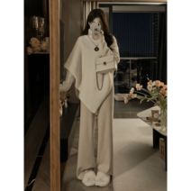 언발 폴라 루즈핏 니트