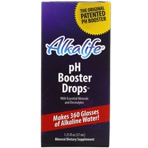 Alkalife pH Booster Drops Essential 미네랄 and 전해질 1.25 floz 37ml