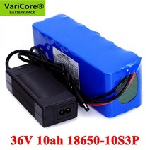 36V 10Ah 18650 리튬 배터리 팩 300W 500W 750W 20A BMS 오토바이 전기 자동차 자전거 스쿠터 42V 2A 충전기|Electric Bicycle Bat, 단일, 1개