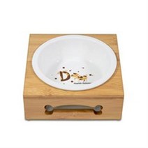 모닝펫 도기 원목식기 1구 소, 4015, 2개