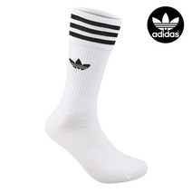 아디다스 솔리드 크루삭스 3PP 양말 화이트 남자 여자 긴 장목 S21489, S21489/S(220-240mm)