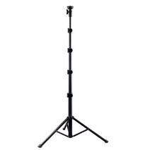 LUCKIER 하이엔드 2in1 블루투스 삼각대 셀카봉 130cm 블랙, 160cm 셀카 스틱 (휴대 전화 클립 제외)