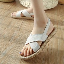 MMON_미미몰여자 여름 비치 저렴 샌들 캐주얼 짚신 샌달 스타일