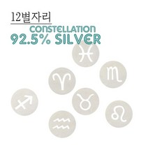 셀러허브(잡화) 실버 컨스텔레이션 라운드 귀걸이