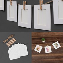 종이프레임 포토프레임 가랜드액자 종이액자 프레임 2X3 10P
