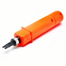 네트워크 테스트기 모듈러 압착기 세신 HTOC 와이어 커터 케이블 타격 도구 다기능 모듈 분배 프레임 프레스 RJ45 RJ11, 1.Orange, 1개