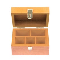 도장 보관함 고급나무 인장함 소 140x110mm 인감 직인 도장 수납