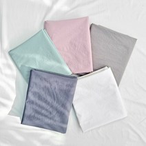 꾸미지오) 국내생산 대폭 순면 60수 고밀도 바이오워싱 원단 6컬러 /알러지케어/먼지없는, 네이비