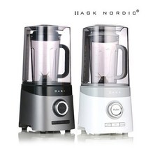 AGK NORDIC 에어 프리 진공 블랜더, 화이트