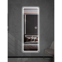 LED조명 장식 벽걸이 거울 스마트 웨어러블 벽걸이 LED 전신거울 테두리 없는 거울 부착 벽밴드 등거울 장식거울, 옵션 문의 (해외무역상), 01 백광+원터치+안전방폭, 03 650mmx1700mm