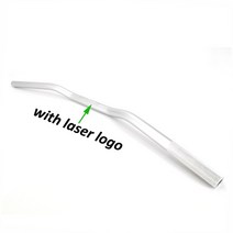 22mm 유니버설 바이크 오토바이 핸들 바 알루미늄 아노다이징 스티어링 휠 야마하 MT07 MT09 ER6N Z900 Z1000 GSR600 카페 레이서, [05] Silver-laser logo