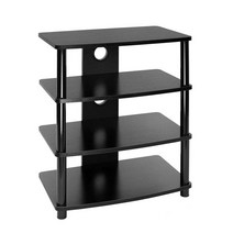 턴테이블 받침대 수납장 앰프 랙 장 오블랙, HB-60