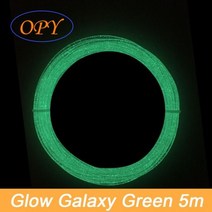 노트북 외장 그래픽카드 외장형 3D 펜 필라멘트 PLA 3D 프린터 3d pla 1.75mm 리필 플라스틱 실크 5 미터 대리석 빛나는 나무 골드 실버 구리 옐로우 블루, g 갤럭시 그린 5m