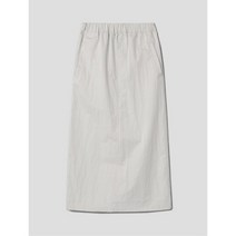 에잇세컨즈 허리밴딩 롱 스커트 아이보리 323327LY10