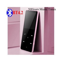 8G-128GB MP3 MP4 플레이어 터치 블루투스 5.0 무손실 오디오 레코더 음악 Mp3 HiFi 휴대용 워크맨 FM 라디오 전자 책, bt4.2 mp3 4_16GB