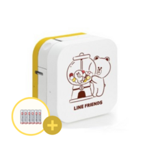 브라더 라벨기 PT-P300BTLB 건전지증정 블루투스 라벨프린터 휴대용 네임스티커 기계