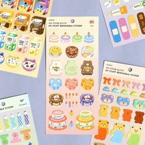 아이코닉 마프 리무버블 씰스티커 .아이코닉, 04Retro