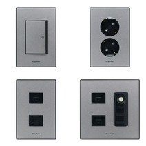 나노 아트2 펄그레이 전기 전등 인테리어 스위치 방우 방 거실 벽 매립 콘센트 커버 교체, 11.아트2_펄그레이_스위치 3로 3구