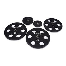 경량 6홀 폴리원판 10kg I 바벨원판 경량원판