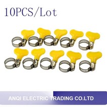 클램프레버 10 개몫 8mm 12mm10 16mm13 19mm16 25mm19 29mm, 직경 19-29mm