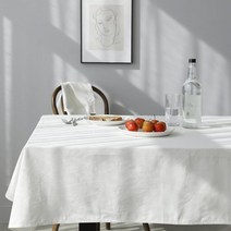 보웰 베이직옥스포드 테이블 클로스 4인, 상세설명 참조, 카키그레이