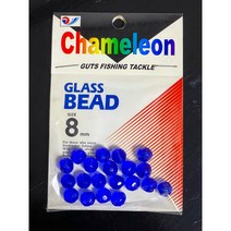 월척조구 카멜레온 글라스 비드 루어채비 유리구슬, 브라운