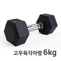 고무육각아령 6kg