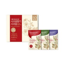 사과를 그대로 담아 사과꽃향기 사과즙 100mlX50팩, 100mlx50개입, 1개