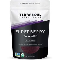 terrasoul superfoods 유기농 엘더베리 파우더 113.4g