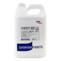 삼화 수성바인다 200 3.5L, 투명, 3500ml, 1개