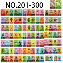 게임 애니멀 크로싱 뉴 호리즌 아미보 카드 발샤 마샬 메이플 NS 스위치 3DS 게임 세트 미니 NFC 카, 07 mini 100pcs cards