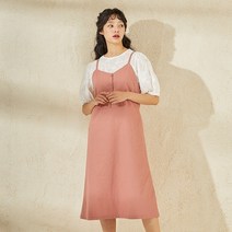 제이빔 SH02 린넨 끈단추 원피스 JVOW21403