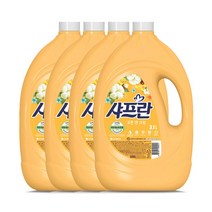 샤프란 코튼 3.1L 용기 4개